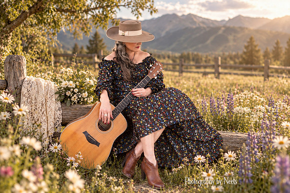 Mary, park city field of flowers
