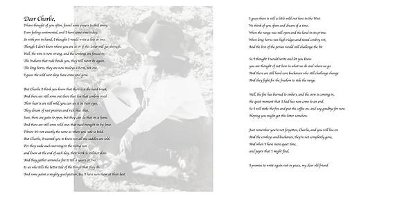 Dear Charlie,two copy