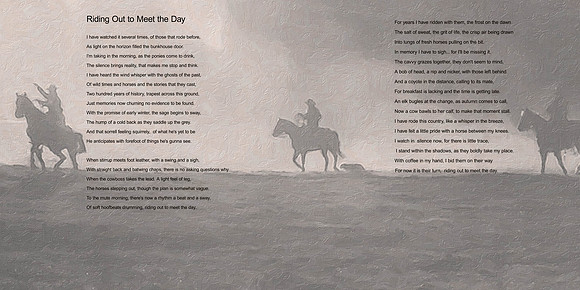 Riding out to meet the day copy